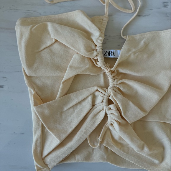 Zara knit cutout halter top🍨 - Picture 2 of 8